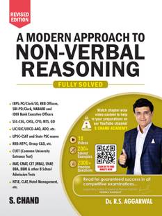 A Modern Approach to Non-Verbal Reasoning | 18 Videos, 200+ Solved Examples, 2000+ Practice Questions | SSC CGL, CHSL, CPO, MTS, GD, Bank SBI PO, Clerk, IBPS, Railway RRB, UPSC, CSAT Exam Book | 2025