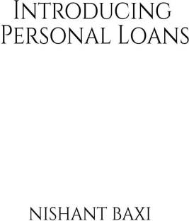 Introducing Personal Loans