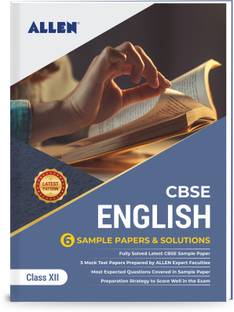 Cbse Class 12 English: Sample Papers and Solutions by Allen