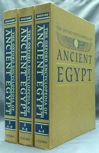 The Oxford Encyclopedia of Ancient Egypt