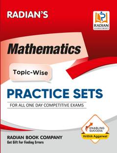 Mathematics Topic-Wise Practice Sets Book for All One Day Competitive Exams 2024 (English Medium)