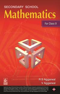 Secondary School Mathematics for Class 9 - R.S. Aggarwal - CBSE - Examination 2024-25