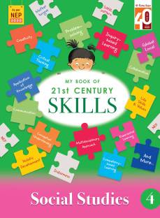 My Book of 21st Century Skills Social Studies 4 - Ratna Sagar Social Studies Practice Books For Class 4 Students