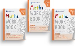 Class 5 Maths Workbook Set of 3 Books