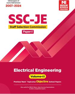 SSC-JE: Electrical Engineering 2025- Previous Year Objective Solved Paper-1 Volume-2