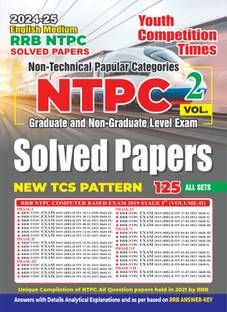RRB NTPC Vol-2 (English Medium) Solved Papers 2024-25