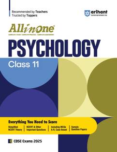 (Old Edition) Arihant All In One Psychology Class 11th Based On Latest NCERT For CBSE Exams 2025 | Mind map in each chapter | Clear & Concise Theory | Intext & Chapter Exercises | Sample Question Papers