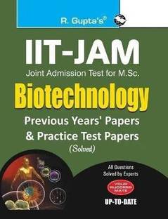 IIT-JAM: M.Sc. (Biotechnology) Previous Years & Practice Test Papers (Solved) 2026 Edition