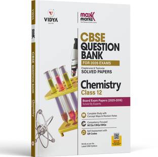 Maxx Marks CBSE Class 12 Chemistry Question Bank for 2026 Board Exam