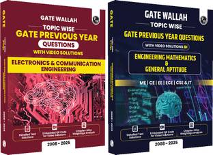 PW GATEWALLAH ECE and Engineering Maths & General Aptitude PYQ Combo 2026 Exams