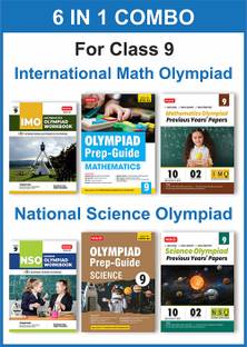 MTG Class-9 (Mathematics & Science) IMO-NSO Olympiad Workbook, Prep-Guide & Previous Years Papers (PYQs) with Mock Test Paper - SOF Olympiad Books For 2024-25 Exam (Set of 6 Books)