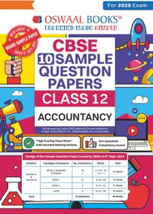 Oswaal CBSE Sample Question Papers Class 12 Accountancy (For 2025 Exam)
