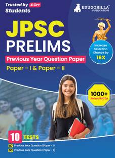 JPSC Prelims Exam  - 10 Previous Year Papers (7 PYPs of Paper I and 3 PYPs of Paper II) 1000 Solved Questions (English Edition) with Free Access to Online Tests