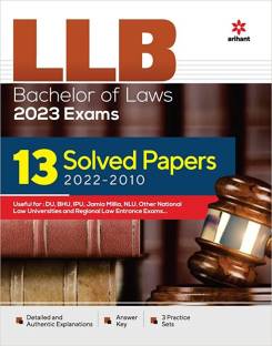 LLB Bachelor of Laws 12 Solved Papers (2023-2010) For 2023 Exams