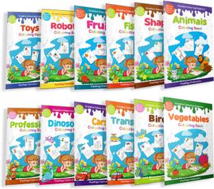Colouring Book for kids: An Artistic Colouring Book Series Box set of 12