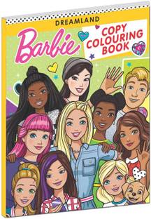 Barbie Copy Colouring Book  - Filled with Barbie characters, Each page | Barbie Colouring Book for Little Artists | Coloring Book for Kid