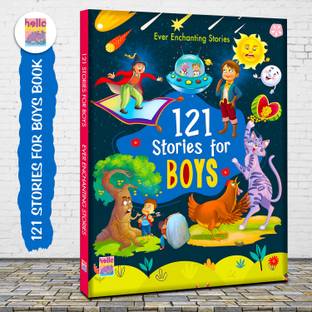121 Stories For Boys  - Illustrated Story Books for Kids and Childrens - Bedtime Moral Short Stories with Colourful Pictures in English - Ages 3+ Years