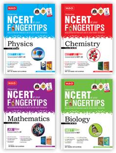MTG Objective NCERT at your FINGERTIPS Physics, Chemistry, Biology & Mathematics (Set of 4 Books) - NCERT NEET/JEE Trend Indicator, Notes with HD Pages, Exam Archive & MCQs | NEET-JEE Books (Based on NCERT Latest Pattern For 2025 Exam)