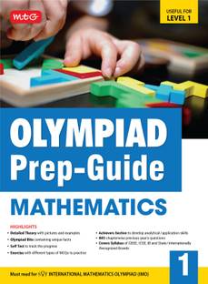MTG Olympiad Prep-Guide Class 1 Mathematics (IMO) - Detailed Theory, Self Test with IMO Chapterwise Previous Year Question Paper For SOF 2024-25 Exam