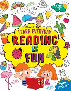 Learn Everyday Reading is Fun - Age 6+  - Activity Book for Kids | Learn Everyday Series Early Learning Workbook with Stories, Picture-Word Recognition, Phonics Practice, Fun Activities, Colourful Pages, Answers and Stickers