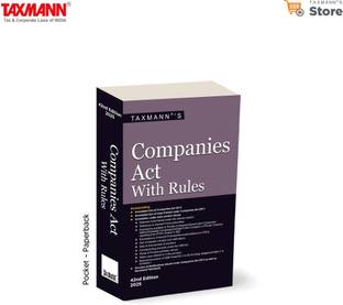 Taxmann's Companies Act with Rules [Pocket | Paperback] – Authentic resource covering the annotated text of the Companies Act with 55+ Rules, Circulars, Notifications, & Exemptions [2025]