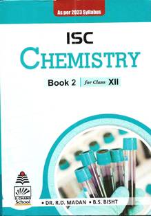 ISC CHEMISTRY BOOK-2 FOR CLASS-12 (AS PER 2022 SYLLABUS)