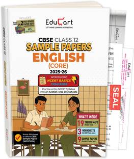 Educart CBSE Sample Paper Class 12 2025-26 – English Core (Based on latest CBSE Sample Papers Released on 30-07-25) For 2026 Board Exam