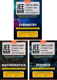 Vedantu JEE Main 2023-2024 Previous Year Question Books - Complete Set of 3 for Physics, Chemistry, and Mathematics | All Shifts Exactly as Conducted | Ideal for JEE Main 2025 Preparation | Includes Access to JEE Recorded Lectures