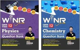 Disha Combo (set of 2 Books) WINR Series CBSE Class 12 Physics & Chemistry Chapter-wise Objective & Subjective Question Bank | New Syllabus | For 2026 Exam | Fully Solved | Competency (CFPQ)