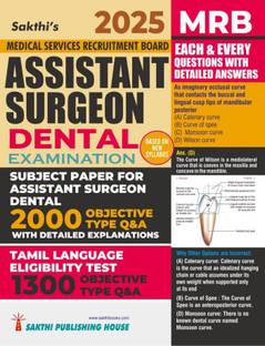 MRB Assistant Surgeon Dental Exam Each & Every Question with Detailed Answers Book