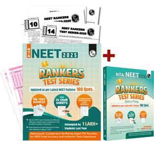 PW NTA NEET Rankers Test Series 2025 Verified & Curated By Expert Faculties | Updated As Per New Pattern 180 Ques | 10 Full Syllabus + 4 Part Syllabus (Class 11 & 12) | OMR Sheet, Solution Booklet