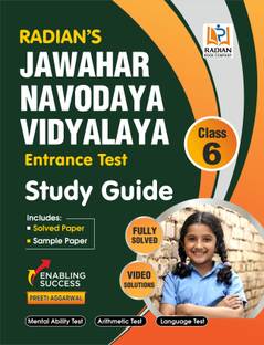 Jawahar Navodaya Guide Book for Class 6 Entrance Exam (English Medium)