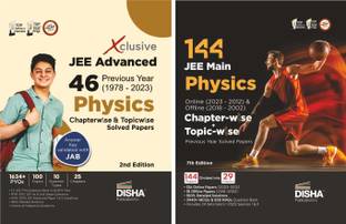 Combo (Set of 2 Books) 144 Jee Mains & 46 Jee Advanced Previous Year (