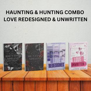 HAUNTING AND HUNTING COMBO & LOVE REDESIGNED AND LOVE UNWRITTEN | 4 BOOKS | PAPERBACK | ENGLISH