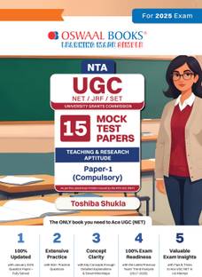 NTA UGC NET Paper-1 | 15 Mock Test Teaching & Research Aptitude | For 2025 Exam