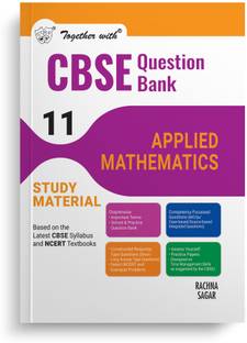 Together with CBSE Question Bank Class 11 Applied Mathematics Exam 2024-25