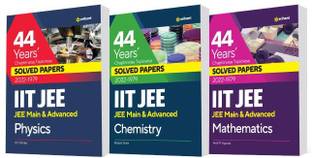 44 Years Chapterwise Topicwise Solved Papers (2022-1979) IIT JEE Mathematics, Physics, Chemistry ( Set of 3 Books )