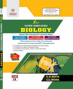 Xact Super Simplified Biology Class 9 | NCERT Based 2025–26 CBSE Syllabus | Fully Solved Questions | Conceptual Learning Videos | Quick Revision & Activities