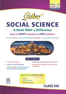 Golden Social Science with Sample Papers) a Book with a Difference for Class- 8