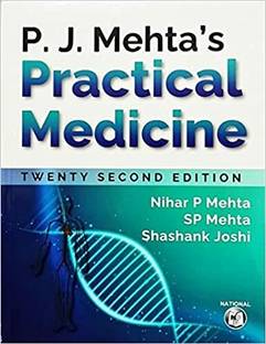 P. J. Mehta's Practical Medicne - 22nd Ed./2023