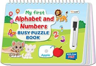 My First Alphabet and Numbers Busy Puzzle Book