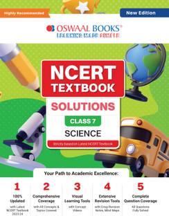 Oswaal NCERT Textbook Solution Class 7 Science | For 2024 Exam