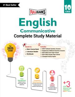 Full Marks English Communicative CBSE Support Book Class 10 | NCERT Solutions | Question Bank | Reference Books | Help Books | Chapterwise Solutions | NCERT Textual Questions | Study Material | Practice Material