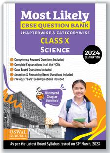 Most Likely Cbse Question Bank - Science for 2024 Examination Class X