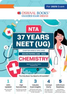 NEET (UG) 37 Years' Chapter-Wise & Topic-Wise Solved Papers Chemistry (1988 - 2024) For 2025 Exam