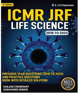 DHR-ICMR Biomedical Research Eligibility Test (BRET) Book  - Topic wise sorted solved papers | Best Book for ICMR Life Science Exam-IFAS Publications