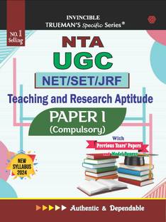 Trueman's UGC NET Paper I | Covers 3000+ MCQ's with Answers & Important Solutions | For Examination June 2024