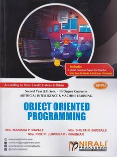 OBJECT ORIENTED PROGRAMMING - Second Year SE Degree Course in Artificial Intelligence and Machine Learning - Semester 3 - SPPU