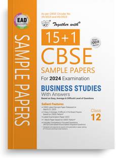 Together With CBSE Sample Paper Class 12 Business Studies (EAD) 2024 Board Exam (Based on Latest Exam Pattern 2023-24)