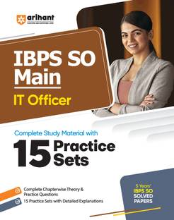 Arihant IBPS SO Main IT Officer Complete Study Material with 15 Practice Sets